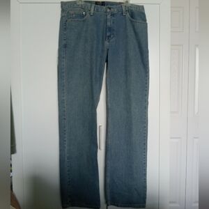 NWT Izod Men's Straight Fit Blue Jeans 36X34